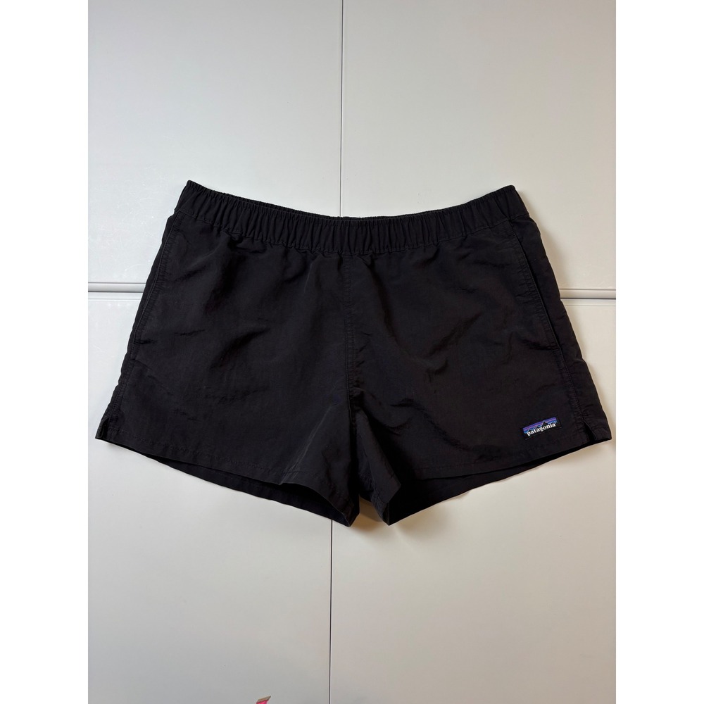 Patagonia Baggies Shorts Womens Medium Black Nylon Active Outdoor 57044